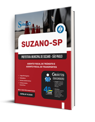 Apostila Prefeitura de Suzano - SP 2025 - Agente Fiscal de Trânsito e Agente Fiscal de Transportes - Imagem 2