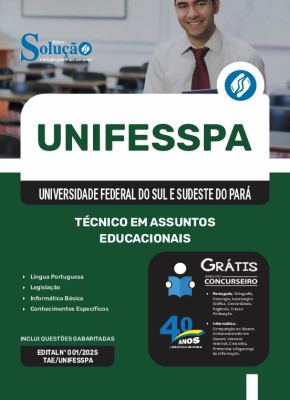 Apostila UNIFESSPA 2025 - Técnico em Assuntos Educacionais - Imagem 3