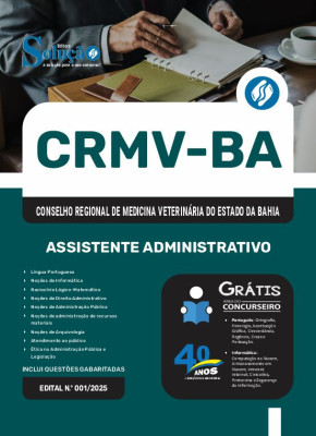 Apostila CRMV-BA 2025 - Assistente Administrativo - Imagem 3