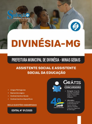 Apostila Prefeitura de Divinésia - MG 2025 - Assistente Social e Assistente Social da Educação - Imagem 3