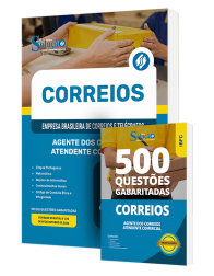 Capa Combo CORREIOS - Agente de Correios - Atendente Comercial