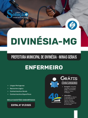 Apostila Prefeitura de Divinésia - MG 2025 - Enfermeiro - Imagem 3