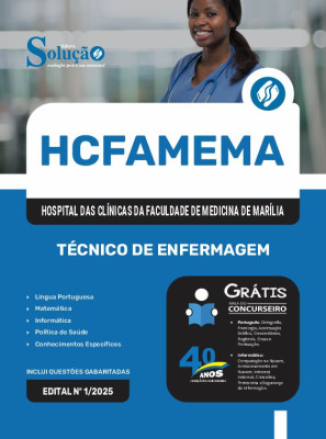 Apostila HCFAMEMA 2025 - Técnico de Enfermagem - Imagem 3