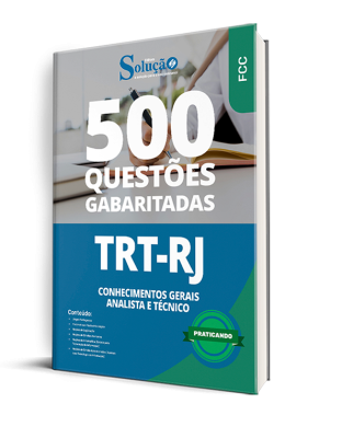 Caderno de Questões TRT-RJ - Analista e Técnico - Conhecimentos Gerais - 500 Questões Gabaritadas - Imagem 1