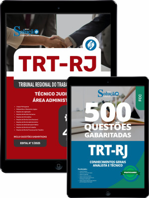 Combo TRT-RJ - Técnico Judiciário - Área Administrativa - Imagem 1