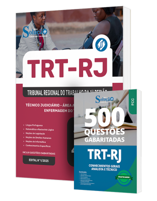 Combo TRT-RJ - Técnico Judiciário - Área Apoio Especializado - Enfermagem do Trabalho - Imagem 1