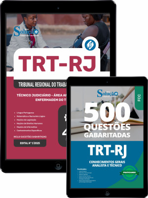 Combo TRT-RJ - Técnico Judiciário - Área Apoio Especializado - Enfermagem do Trabalho - Imagem 1