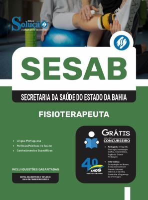 Apostila SESAB Temporários 2025 - Fisioterapeuta - Imagem 3