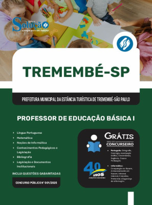 Apostila Prefeitura de Tremembé - SP 2025 - Professor de Educação Básica I - Imagem 3