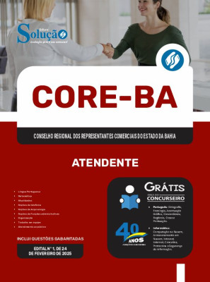 Apostila CORE-BA 2025 - Atendente - Imagem 3