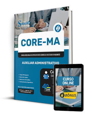 Apostila CORE-MA 2025 - Auxiliar Administrativo - Imagem 1