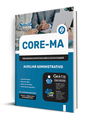 Apostila CORE-MA 2025 - Auxiliar Administrativo - Imagem 2