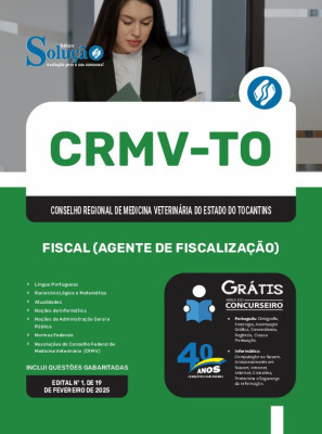 Apostila CRMV-TO 2025 - Fiscal (Agente de Fiscalização) - Imagem 3