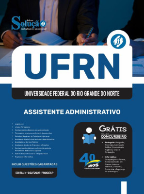 Apostila UFRN 2025 - Assistente Administrativo - Imagem 3