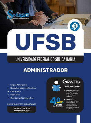 Apostila UFSB 2025 - Administrador - Imagem 3