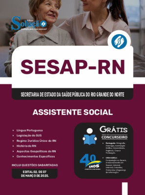 Apostila SESAP-RN 2025 - Assistente Social - Imagem 3