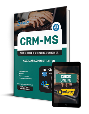 Apostila CRM-MS 2025 - Auxiliar Administrativo - Imagem 1