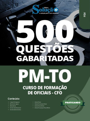 Caderno de Questões PM-TO - Curso de Formação de Oficiais - CFO - 500 Questões Gabaritadas - Imagem 2