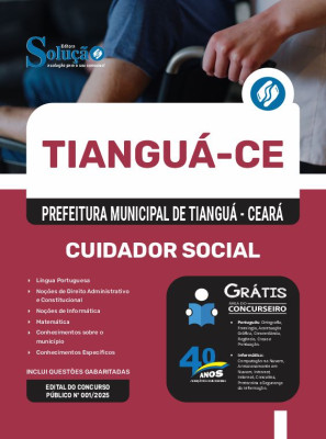 Apostila Prefeitura de Tianguá - CE 2025 - Cuidador Social - Imagem 3