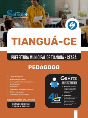 Apostila Prefeitura de Tianguá - CE 2025 - Pedagogo - Imagem 3