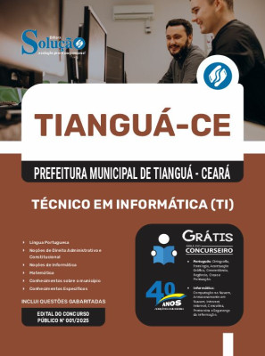 Apostila Prefeitura de Tianguá - CE 2025 - Técnico em Informática (TI) - Imagem 3