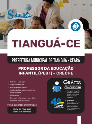 Apostila Prefeitura de Tianguá - CE 2025 - Professor da Educação Infantil (PEB I) - Creche - Imagem 3