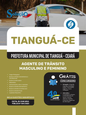 Apostila Prefeitura de Tianguá - CE 2025 - Agente de Trânsito (Masculino e Feminino) - Imagem 3