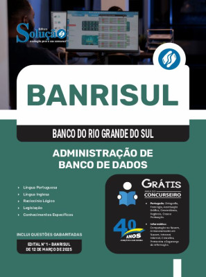 Apostila BANRISUL 2025 - Administração de Banco de Dados - Imagem 3