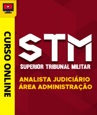 Curso STM - Analista Judiciário - Área Administração - Imagem 1