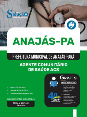 Apostila Prefeitura de Anajás - PA em PDF 2025 - Agente Comunitário de Saúde (ACS) - Imagem 1