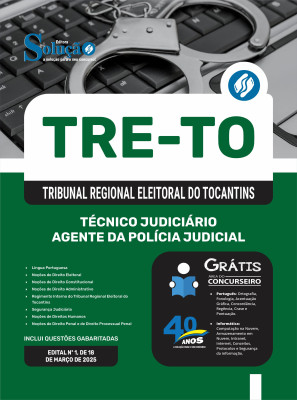 Apostila TRE-TO 2025 - Técnico Judiciário - Agente da Polícia Judicial - Imagem 3