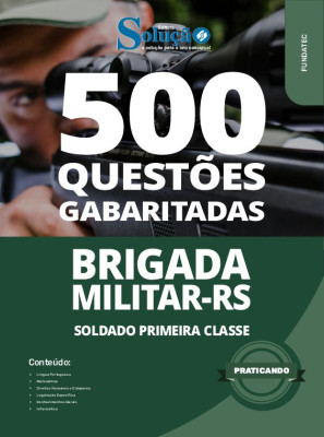 Caderno de Questões Brigada Militar RS - Soldado Primeira Classe - 500 Questões Gabaritadas - Imagem 2