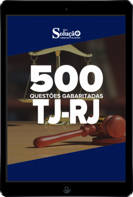  500 Questões TJ-RJ em PDF - Gabaritadas  - Imagem 1