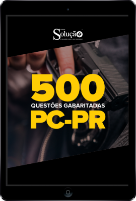 Caderno de Testes PC-PR em PDF - 500 Questões Gabaritadas - Imagem 1